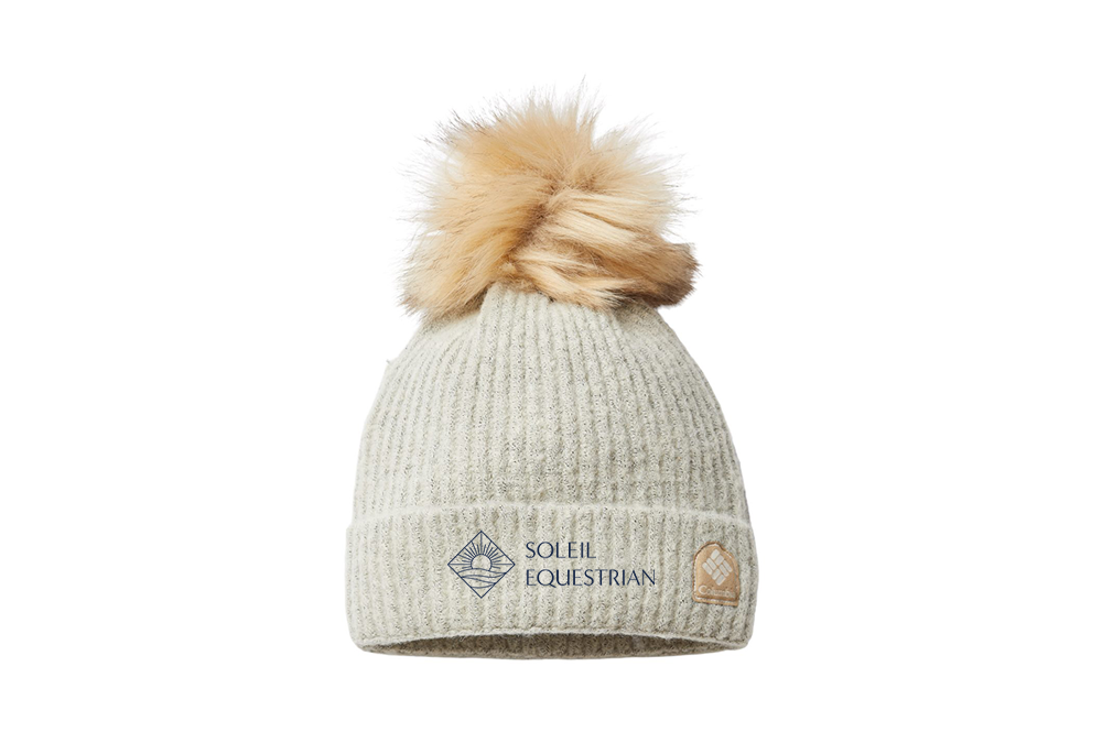 Soleil Equestrian Columbia Winter Pom Beanie
