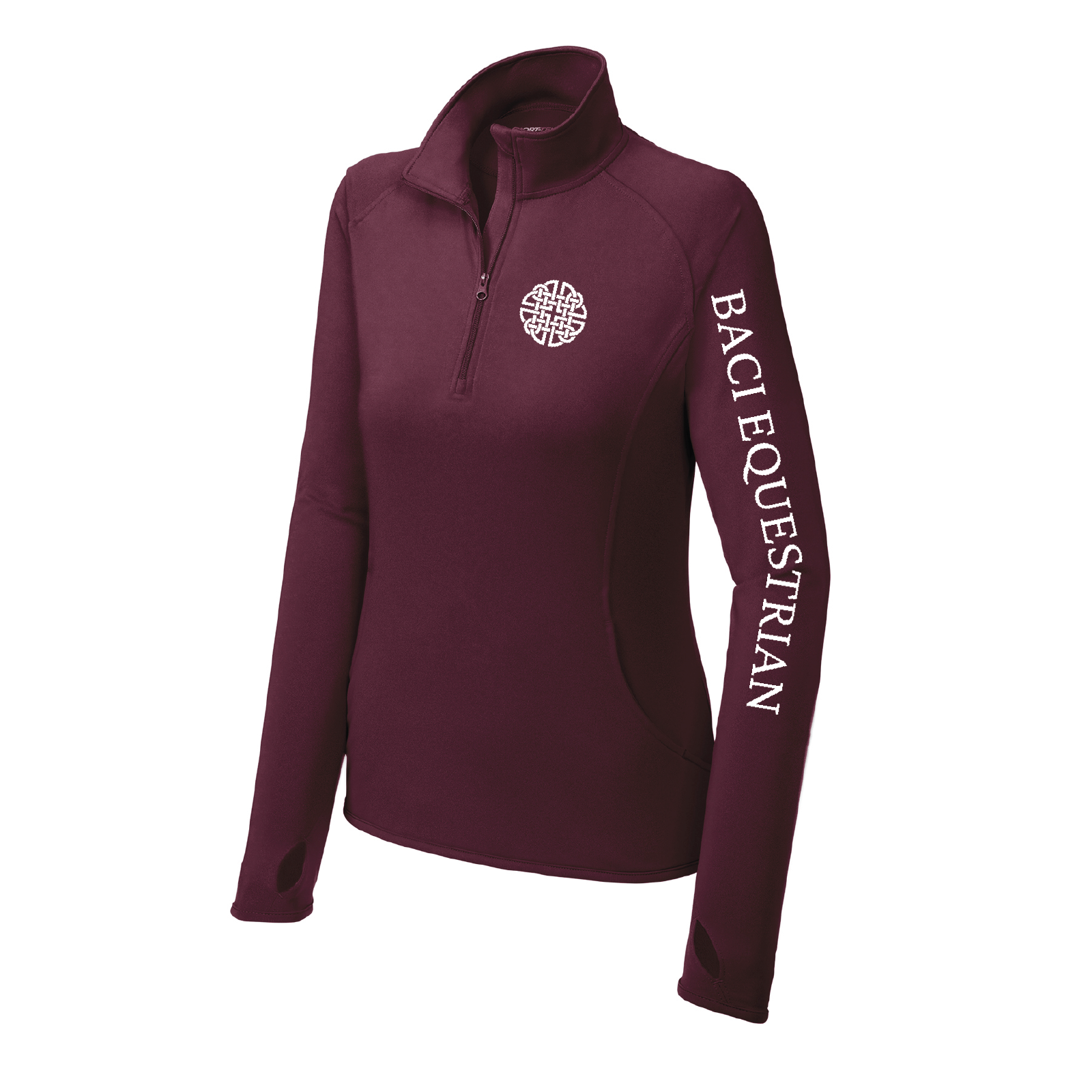 Baci Equestrian Women's Sport-Tek Stretch 1/4 Zip Pullover