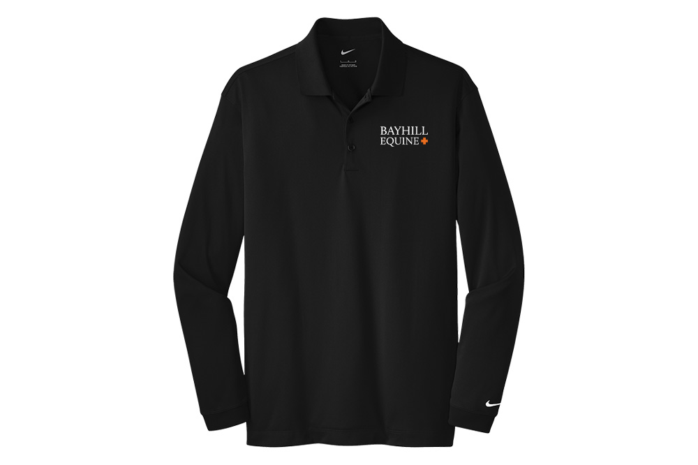 Bayhill Equine Men's Nike Long Sleeve Stretch Dri-FIT Polo