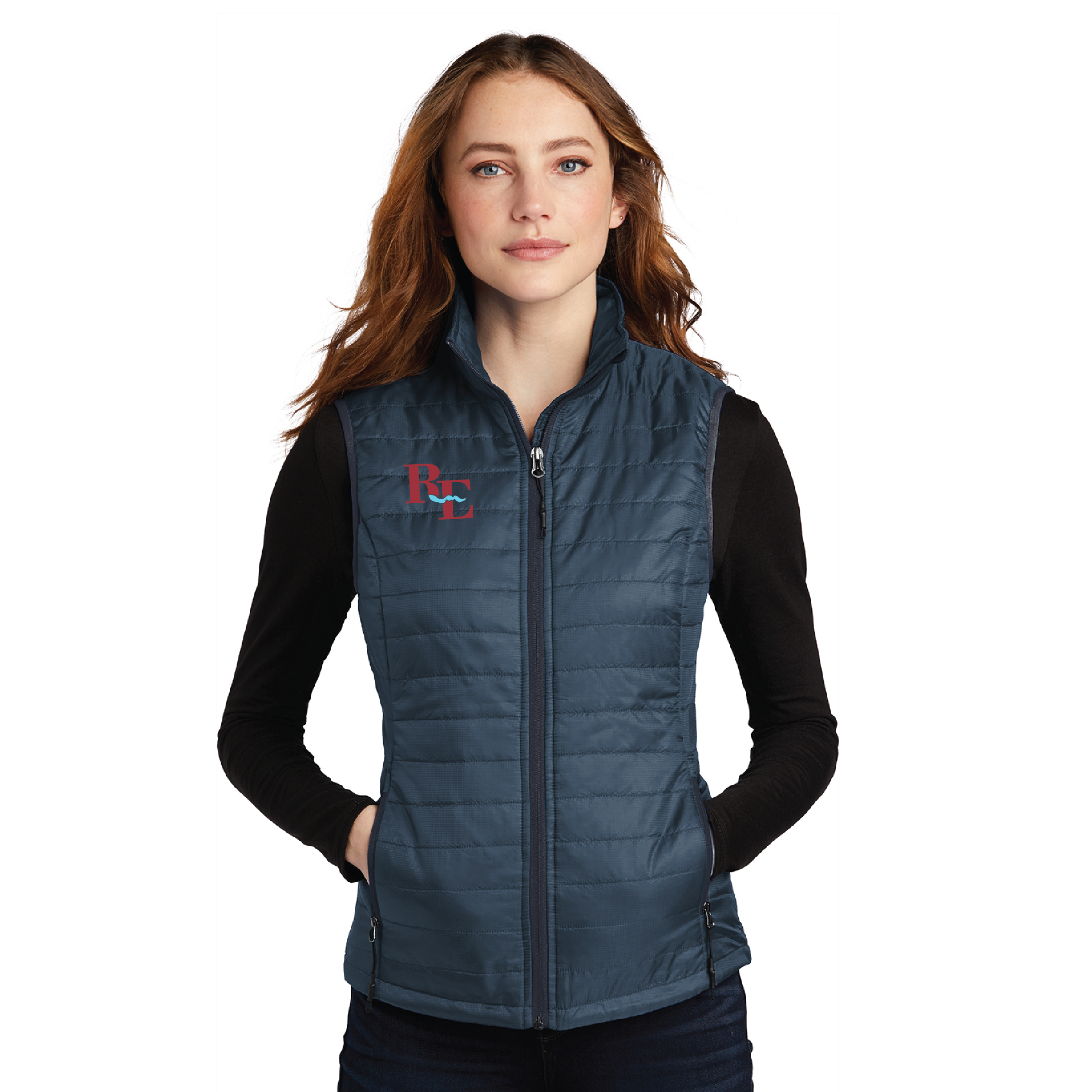 Riverbend Equestrian Women's Port Authority Packable Puffy Vest