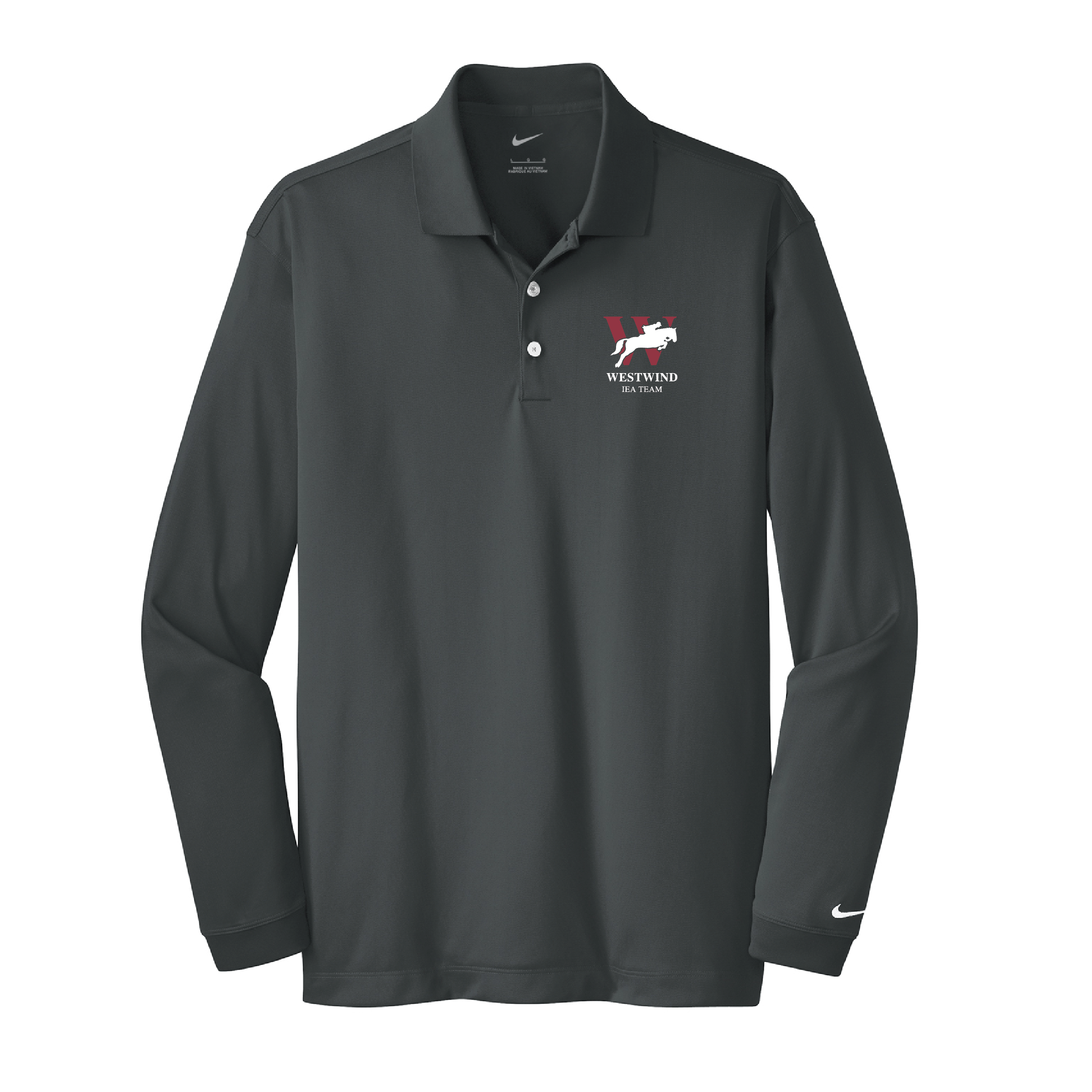 Westwind IEA Men's Nike Long Sleeve Stretch Dri-FIT Polo