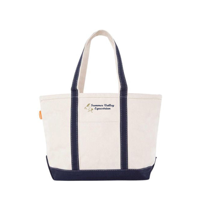 Summer Valley CB Station Medium Canvas Tote