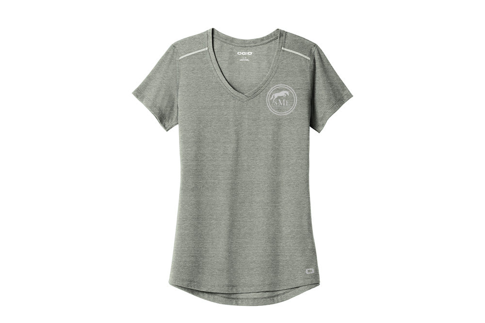 Silver Mesquite Equestrian Women's OGIO Peak V-Neck Tee