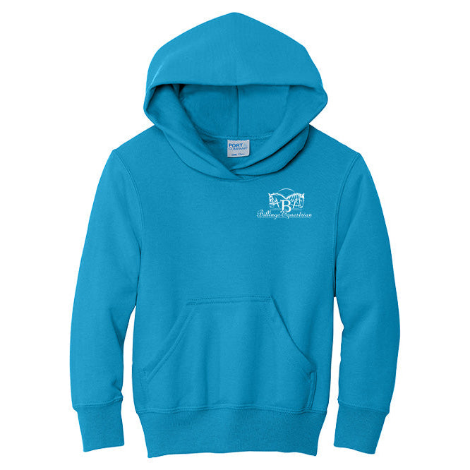 Billings Equestrian Youth Port & Company Fleece Pullover Hooded Sweatshirt