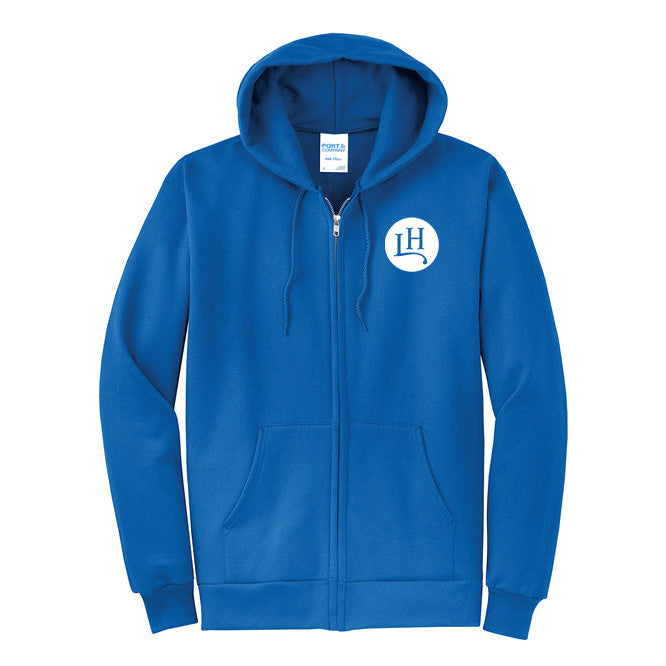 Leavitt Hill Men's Port & Company Fleece Zip-Up Hoodie
