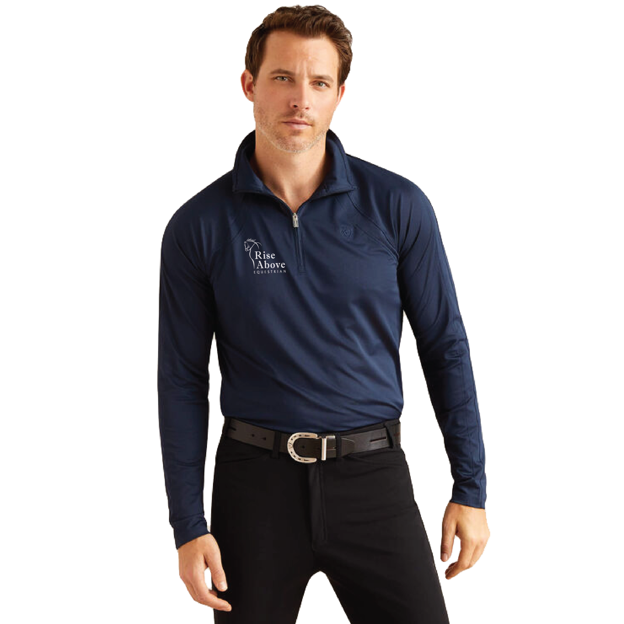 Rise Above Equestrian Men's Ariat Sunstopper 1/4 Zip Baselayer