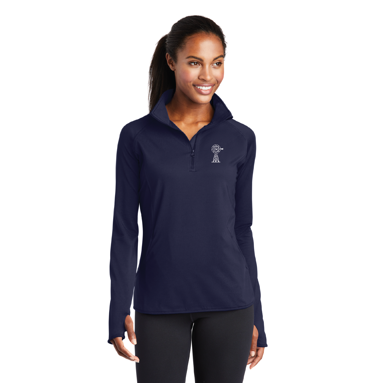 Larkin Meadows Women's Sport-Tek Stretch 1/4 Zip Pullover