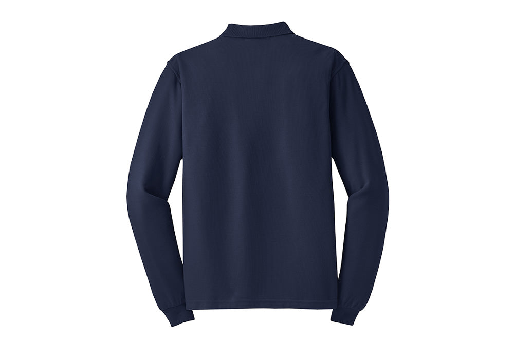 Red Barn IEA Men's Port Authority Long Sleeve Silk Touch Polo