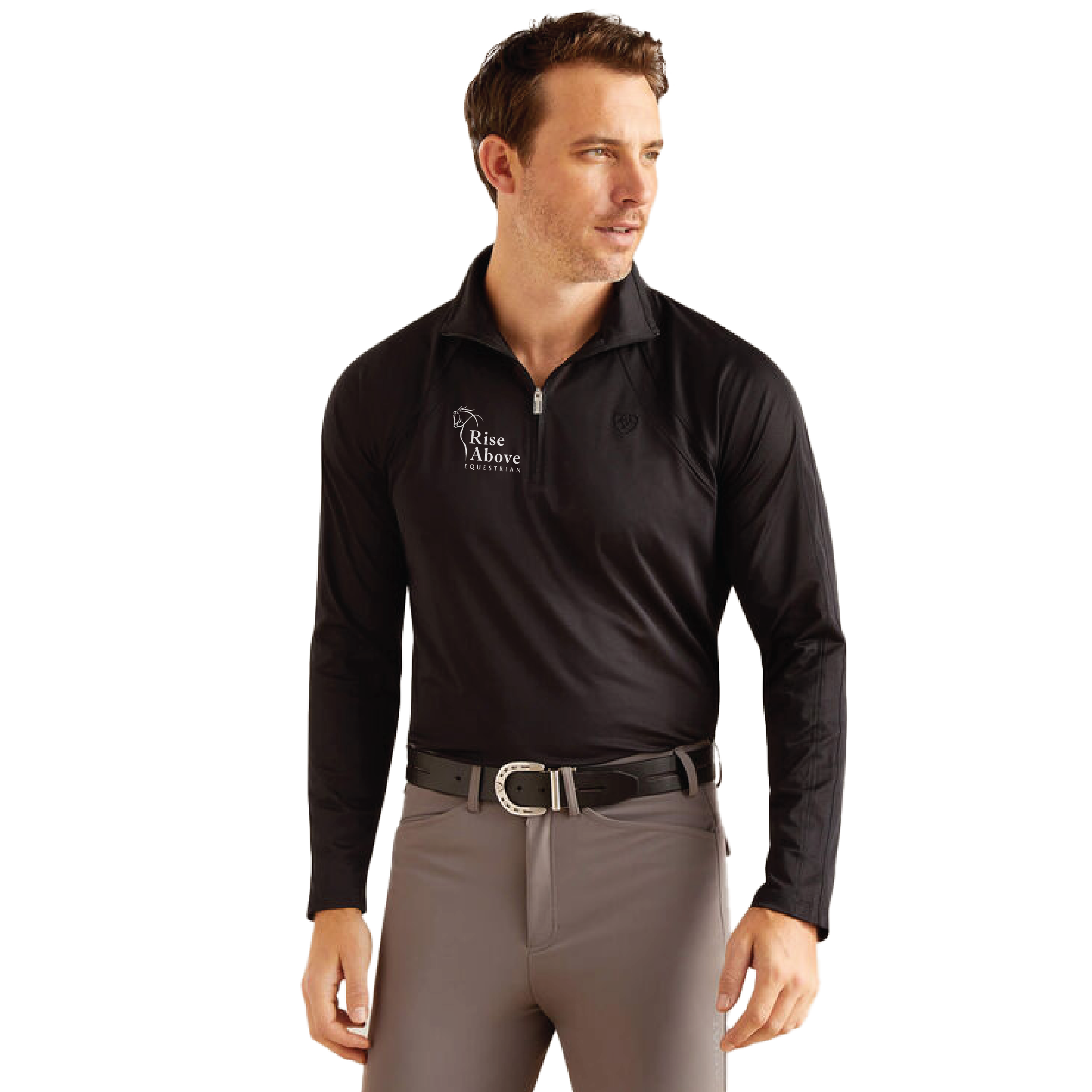 Rise Above Equestrian Men's Ariat Sunstopper 1/4 Zip Baselayer