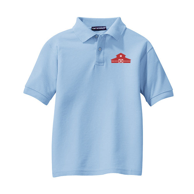 Red Barn IEA Youth Port Authority Short Sleeve Silk Touch Polo