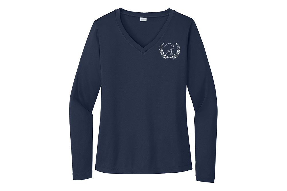 Under Contract Women's Sport-Tek PosiCharge Competitor Long Sleeve V-Neck