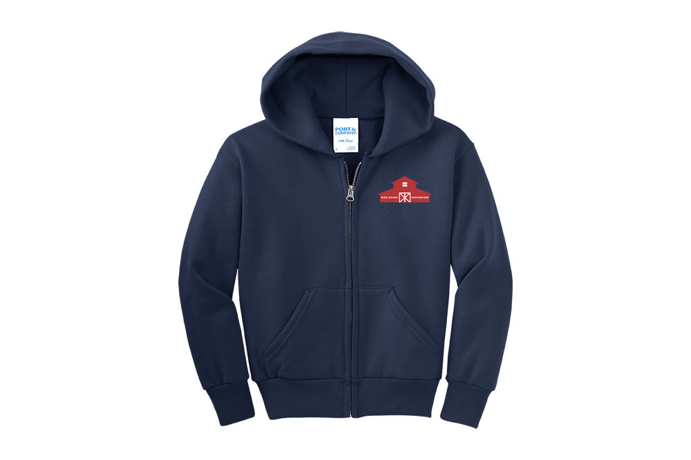 Red Barn IEA Youth Port & Company Fleece Zip-Up Hoodie