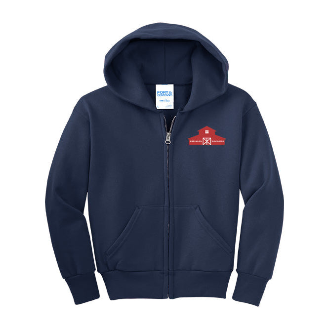 Red Barn IEA Youth Port & Company Fleece Zip-Up Hoodie