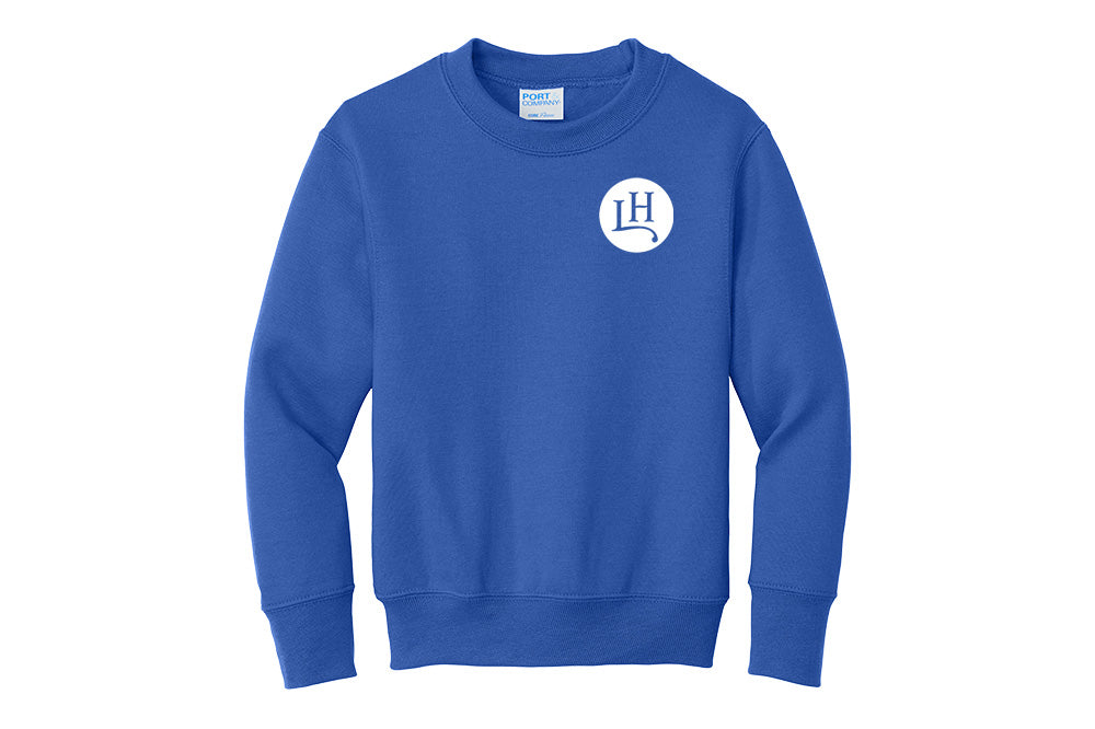Leavitt Hill Youth Port & Company Fleece Crewneck Sweatshirt