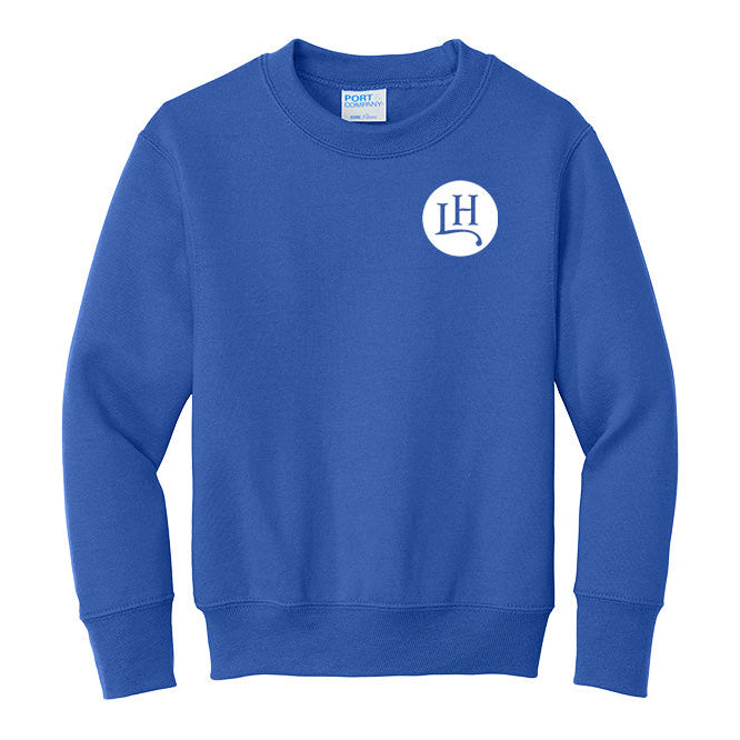 Leavitt Hill Youth Port & Company Fleece Crewneck Sweatshirt