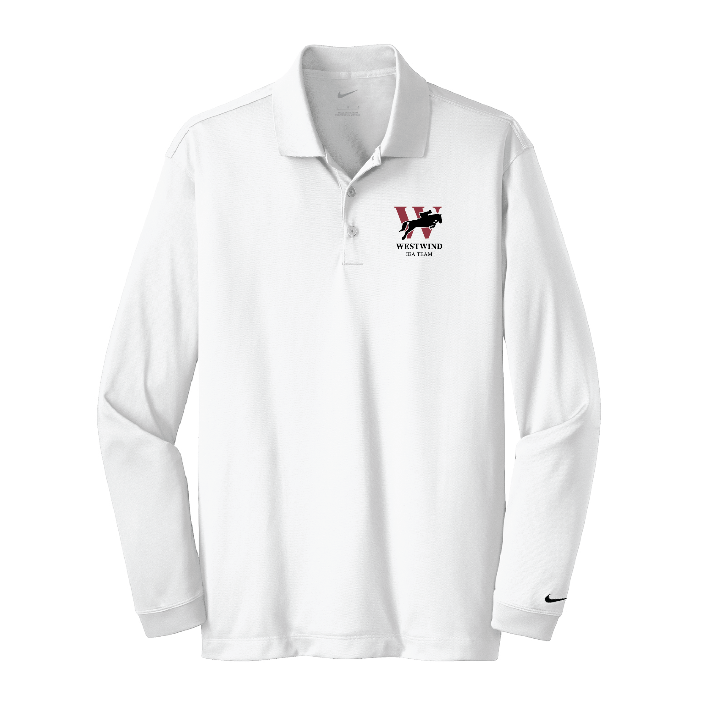 Westwind IEA Men's Nike Long Sleeve Stretch Dri-FIT Polo