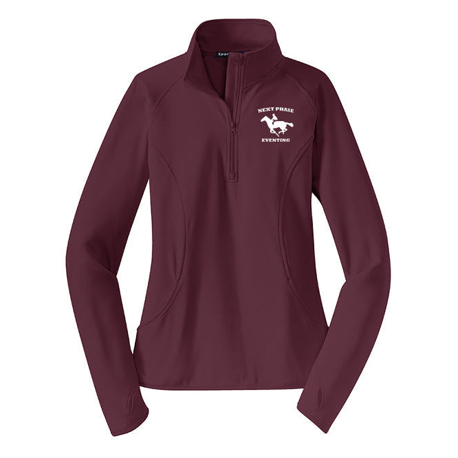 Next Phase Eventing Women's Sport-Tek Stretch 1/4 Zip Pullover