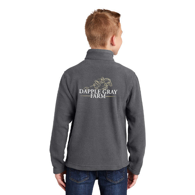 Dapple Gray Farm Youth Port Authority Fleece Jacket