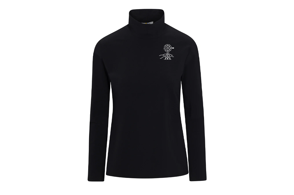Larkin Meadows Women's Callidae Tech Ribbed Turtleneck