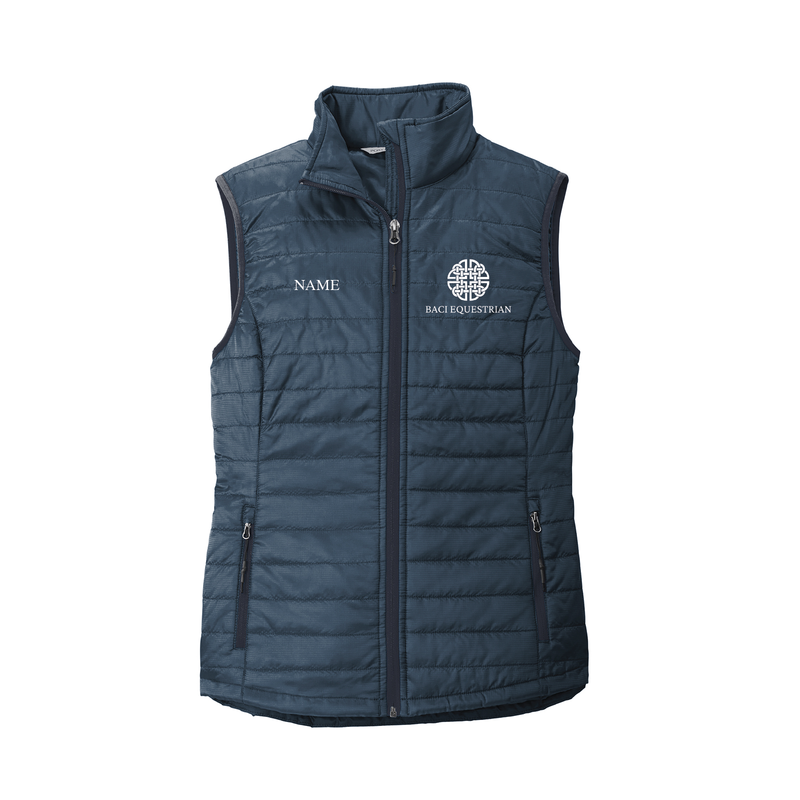 Baci Equestrian Women's Port Authority Packable Puffy Vest