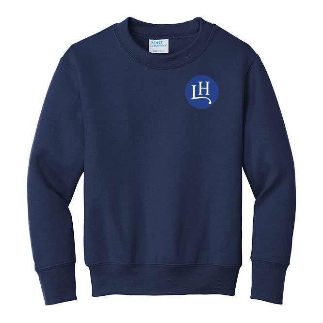 Leavitt Hill Youth Port & Company Fleece Crewneck Sweatshirt