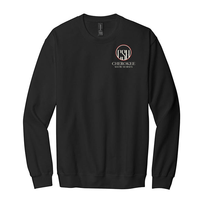 Cherokee Show Horses Unisex Softstyle Crewneck Sweatshirt