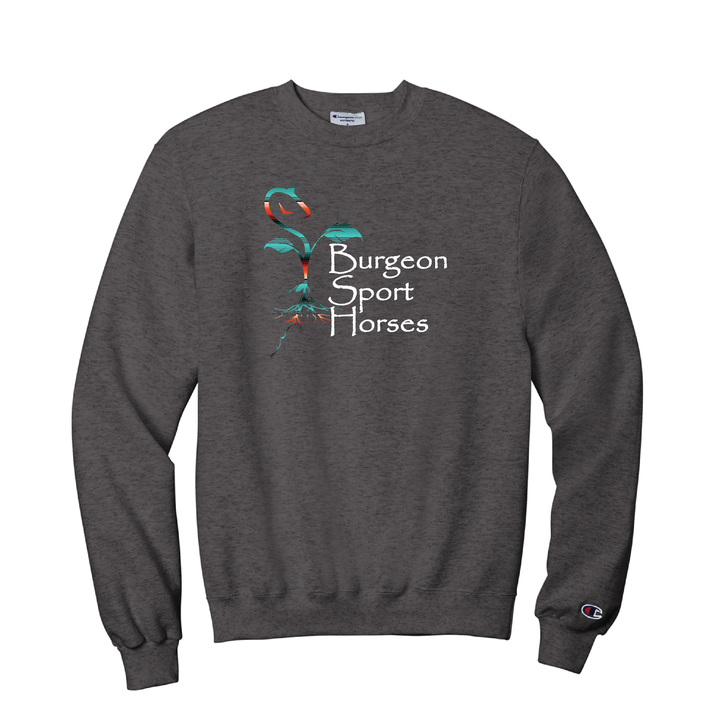 Burgeon Sport Horses Unisex Champion Powerblend Crewneck Sweatshirt