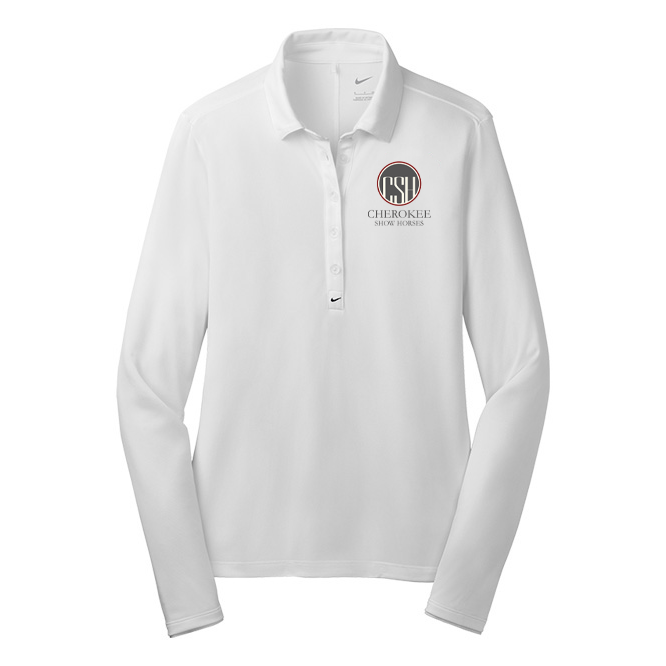 Cherokee Show Horses Women's Nike Tech Dri-FIT Long Sleeve Polo