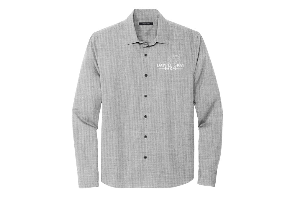 Dapple Gray Farm Men's Long Sleeve Stretch Woven Shirt