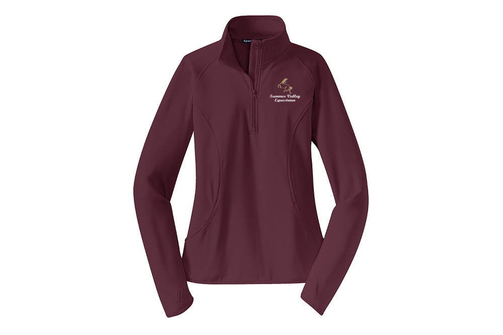 Summer Valley Women's Sport-Tek Sport-Wick Stretch 1/4 Zip Pullover