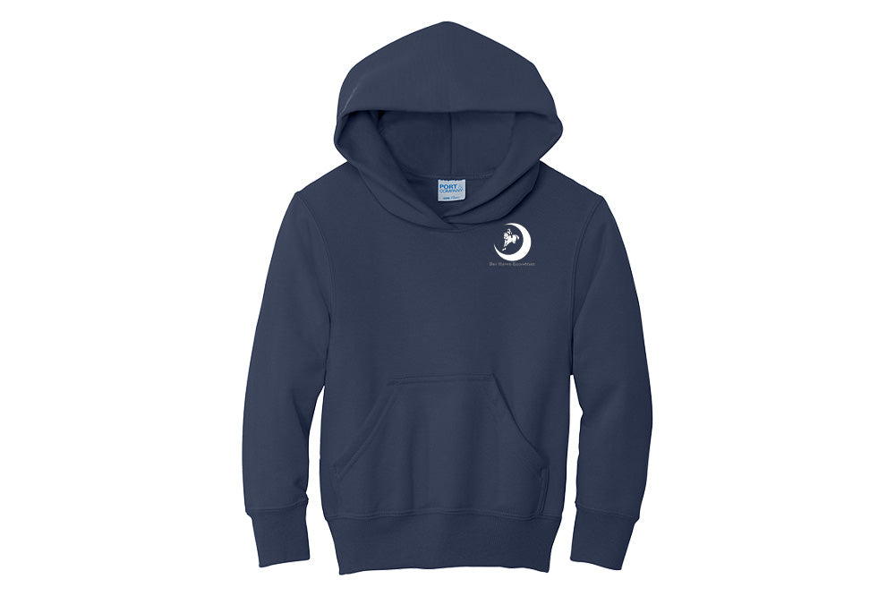 Bay Haven Youth Port & Company Fleece Pullover Hooded Sweatshirt