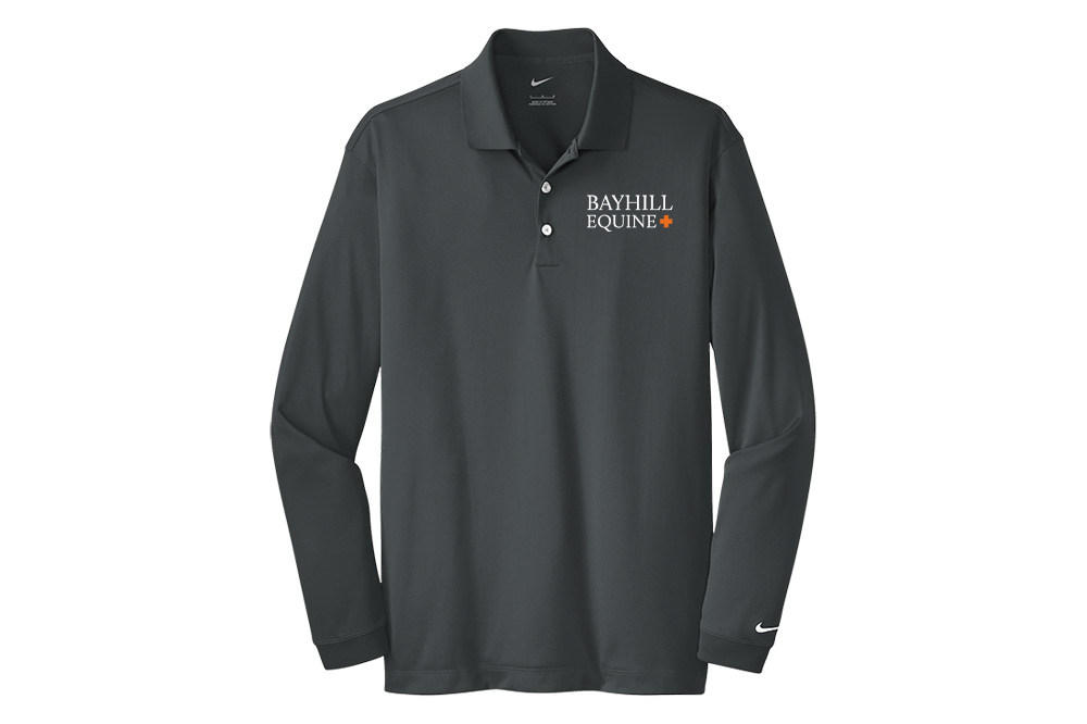 Bayhill Equine Men's Nike Long Sleeve Stretch Dri-FIT Polo
