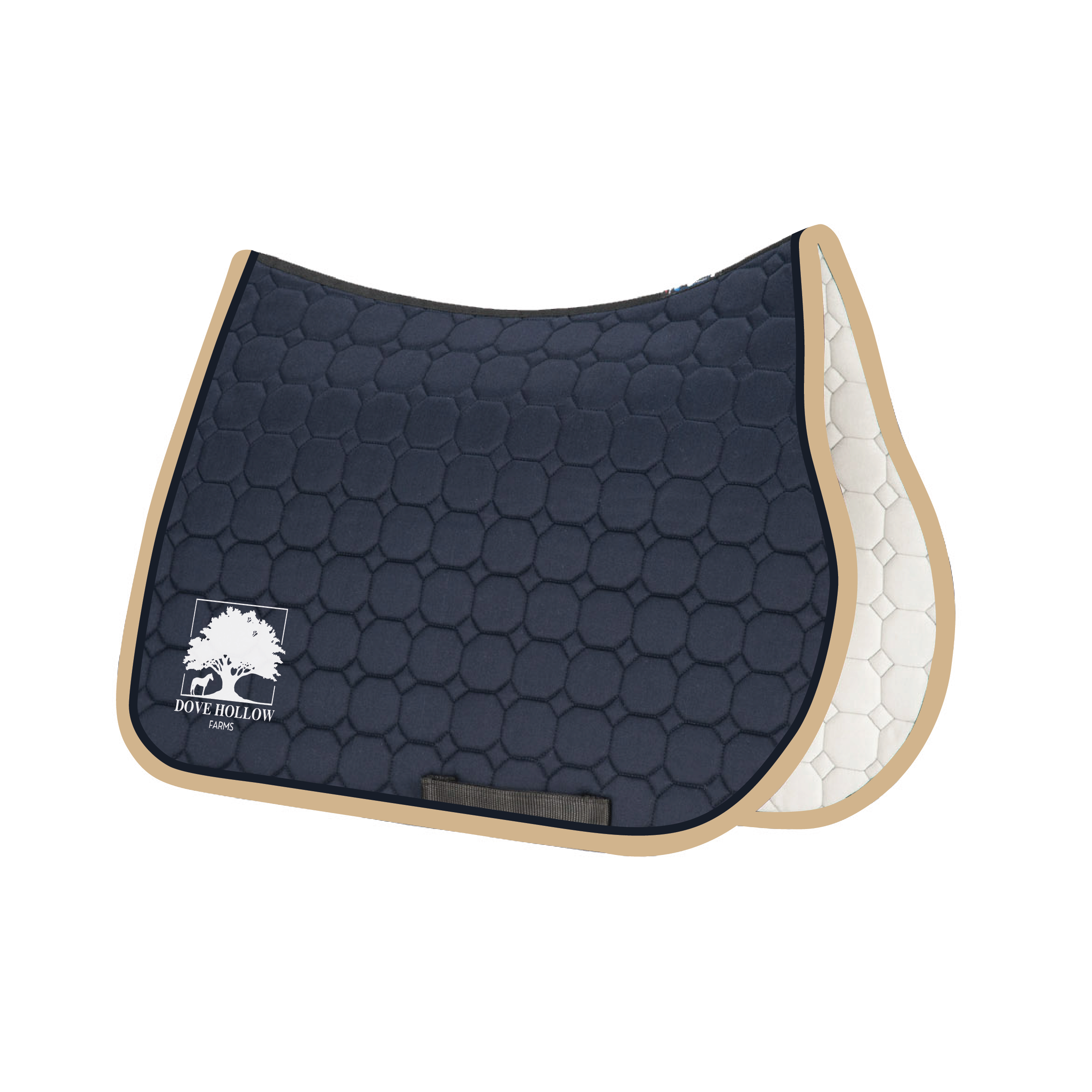 Dove Hollow Farms Navy Equiline Custom Jumping Show Pad