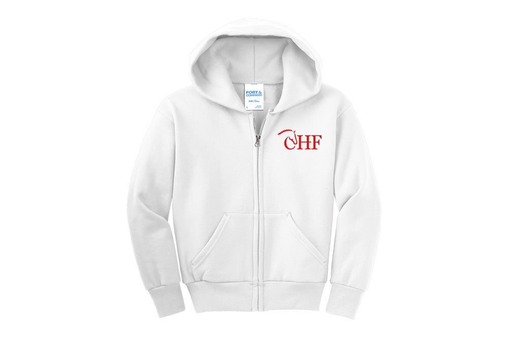 CHF Youth Port & Company Fleece Zip-Up Hoodie