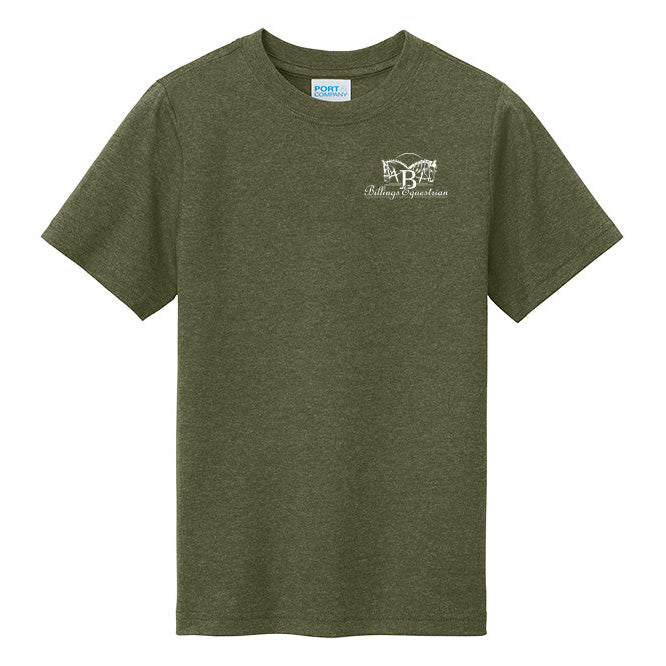Billings Equestrian Youth Port & Company Tri-Blend Tee