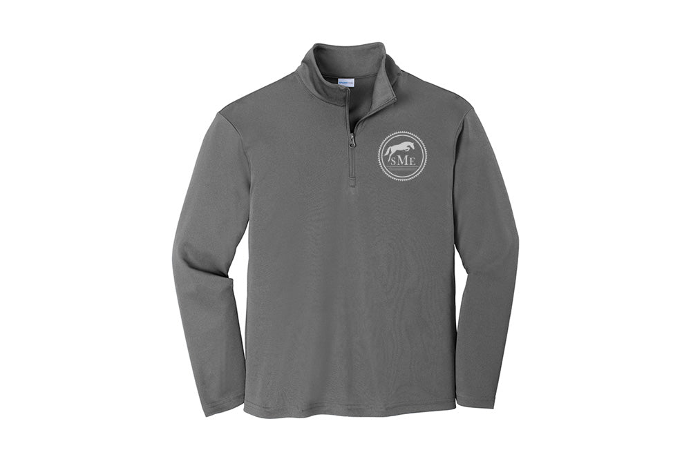 Silver Mesquite Equestrian Youth Sport-Tek PosiCharge 1/4 Zip Sunshirt
