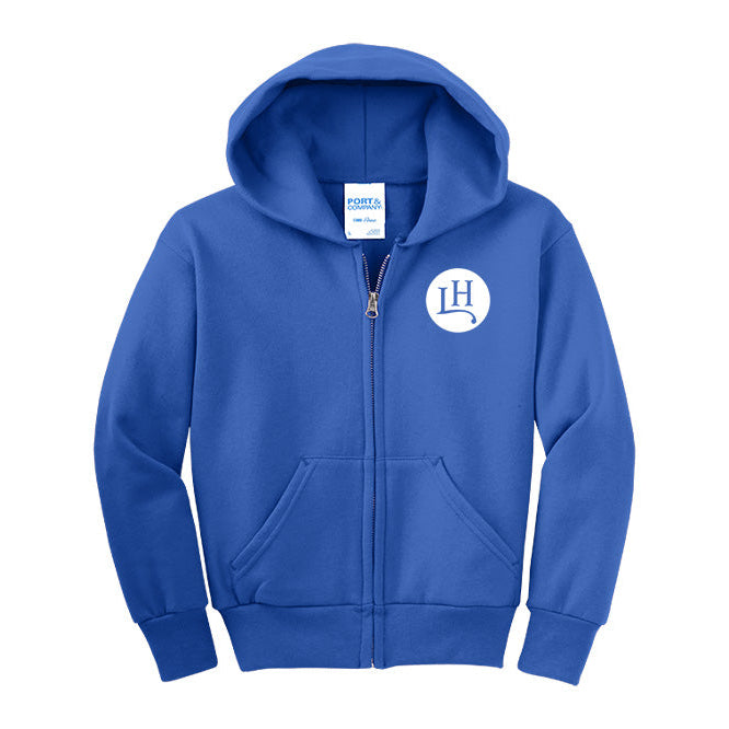 Leavitt Hill Youth Port & Company Fleece Zip-Up Hoodie