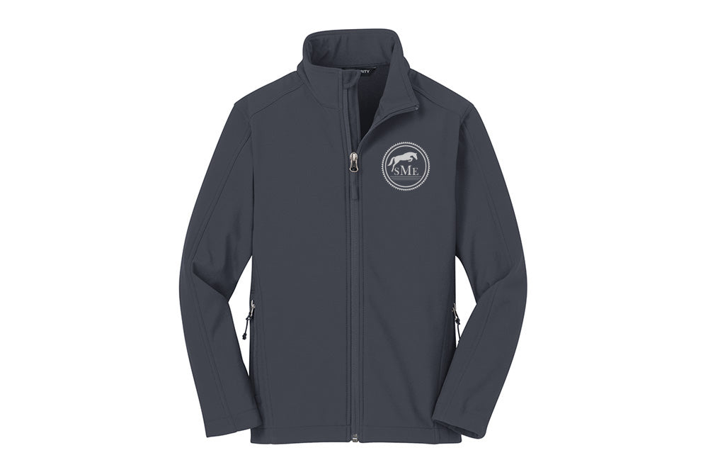 Silver Mesquite Equestrian Youth Port Authority Core Soft Shell Jacket