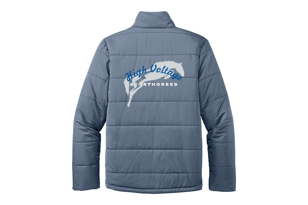 High Voltage Sporthorses Men's Port Authority Puffer Jacket