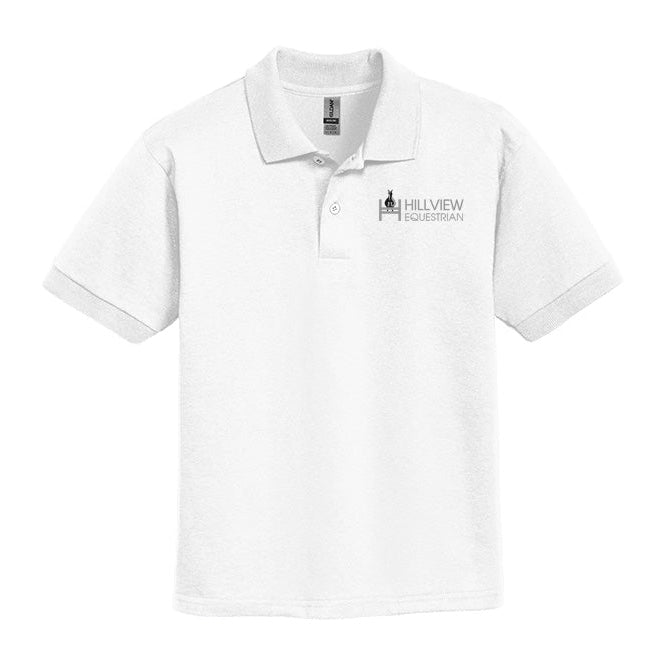 Hillview Equestrian Youth Gildan Jersey Knit Sport Polo