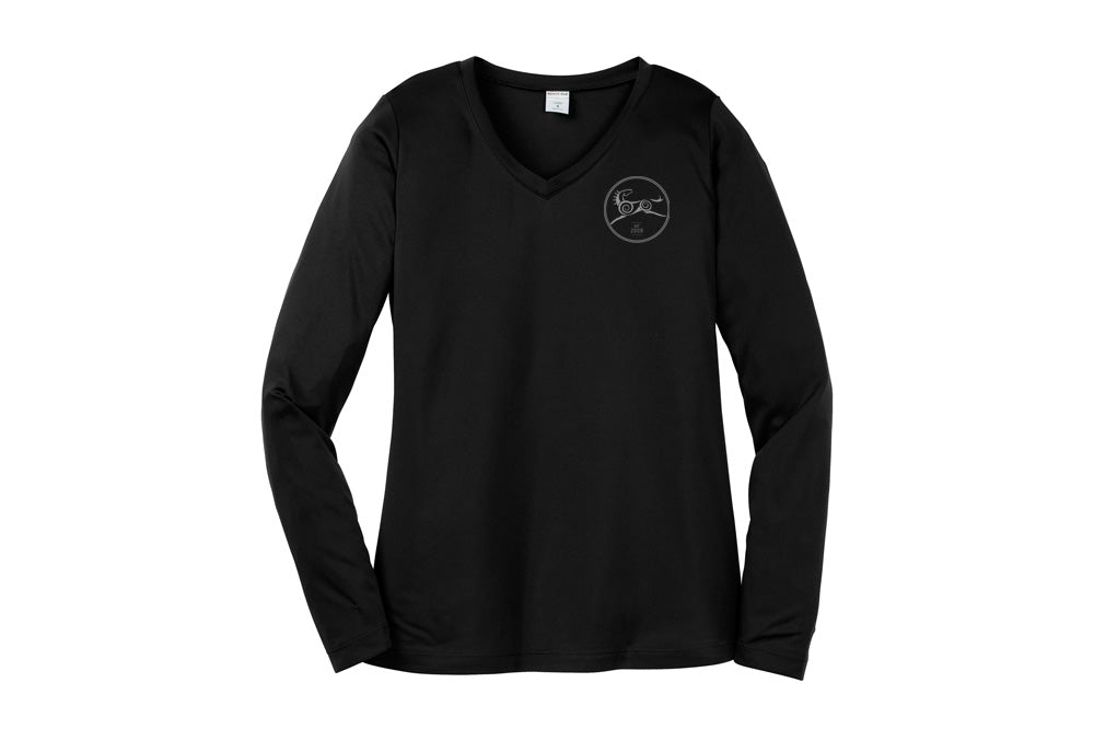 Sandhaven Women's Long Sleeve Competitor V-Neck