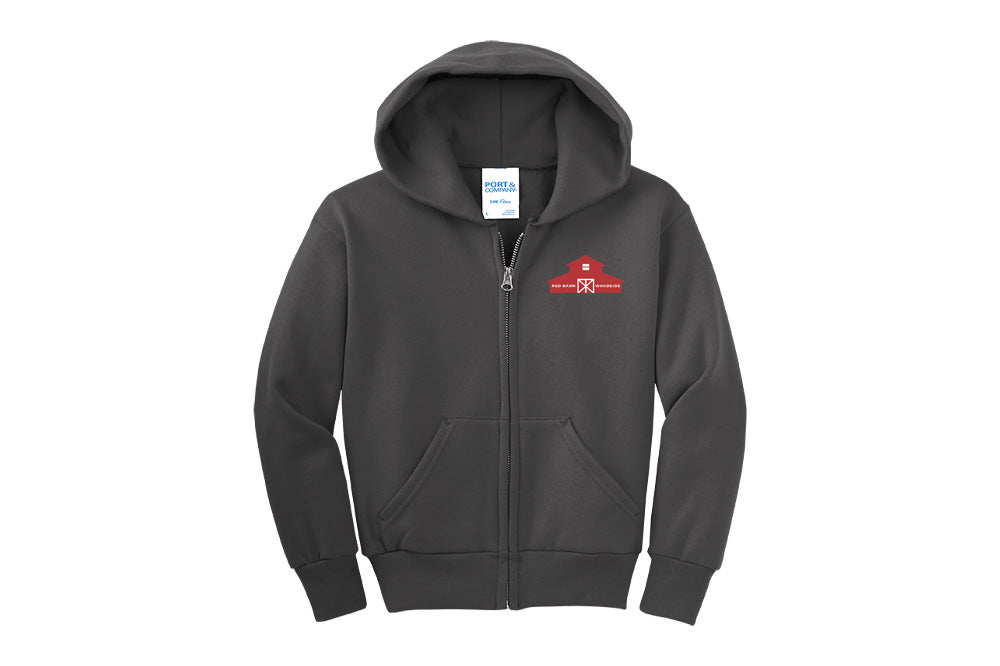 Red Barn IEA Youth Port & Company Fleece Zip-Up Hoodie