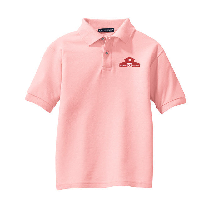 Red Barn IEA Youth Port Authority Short Sleeve Silk Touch Polo