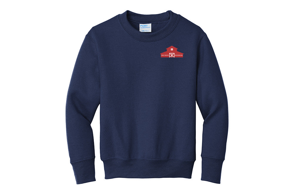 Red Barn IEA Youth Port & Company Fleece Crewneck Sweatshirt