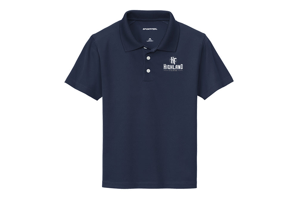 Highland Farm Youth Sport-Tek UV Micropique Polo