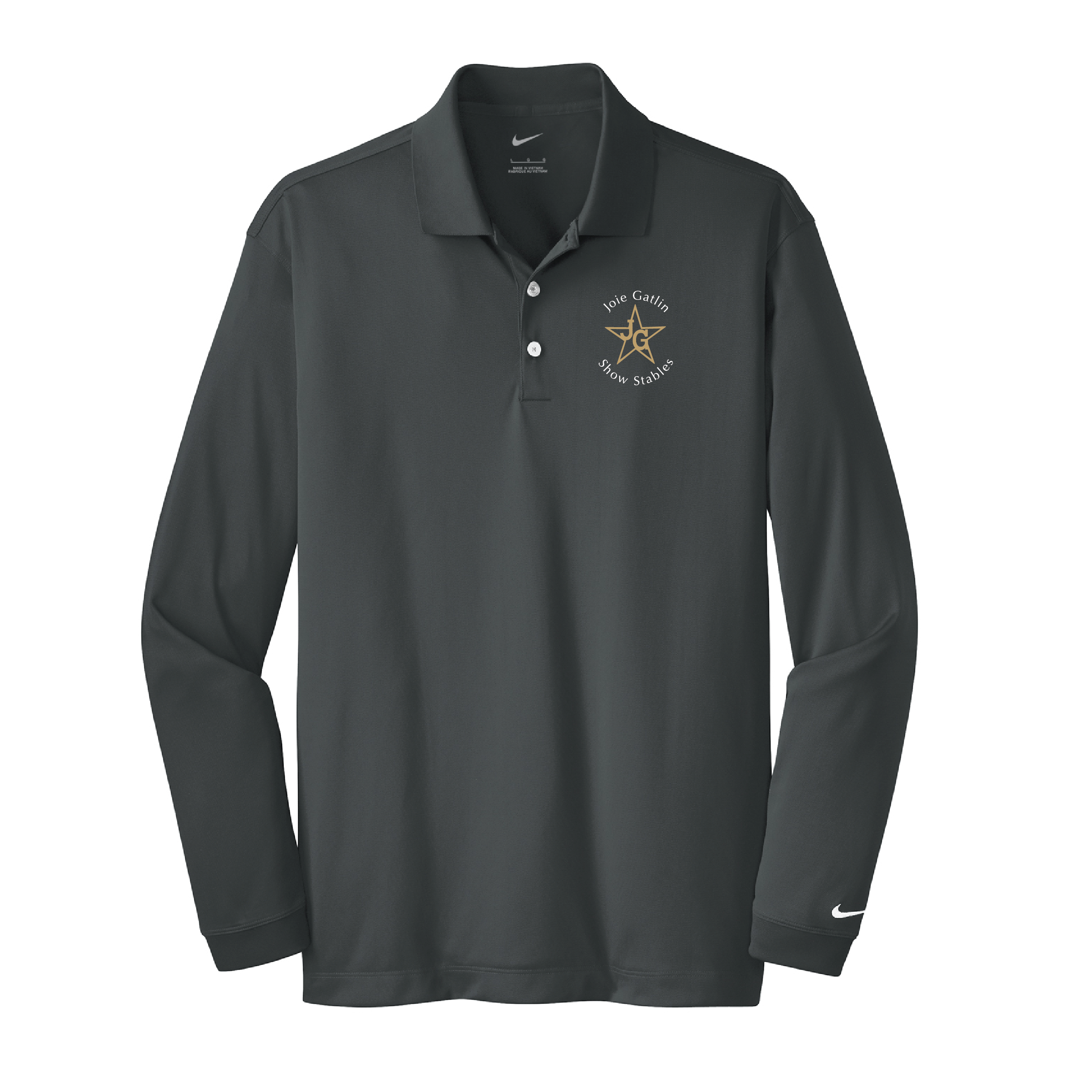 Joie Gatlin Men's Nike Long Sleeve Stretch Dri-FIT Polo