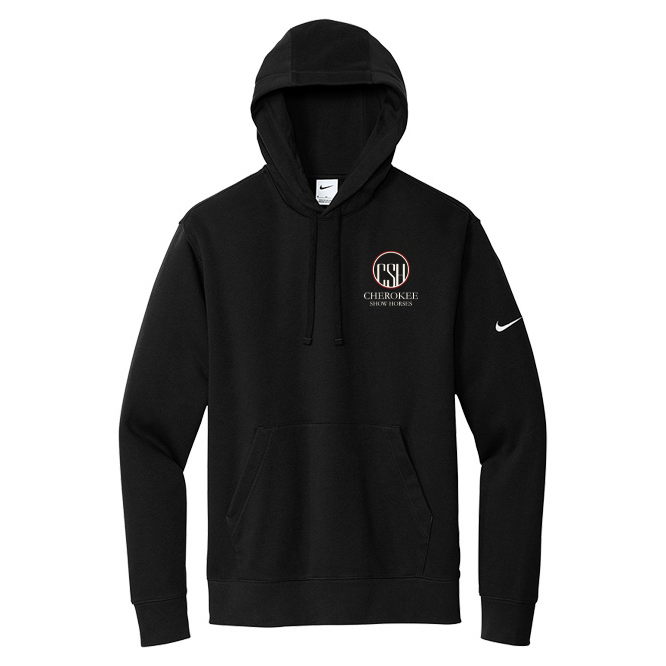 Cherokee Show Horses Men's Nike Club Fleece Pullover Hooded Sweatshirt