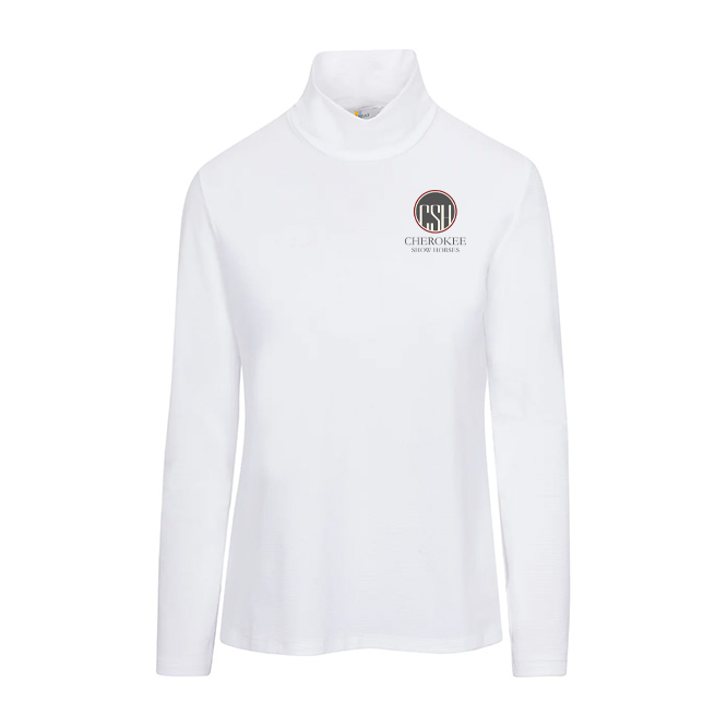 Cherokee Show Horses Women's Callidae Tech Ribbed Turtleneck