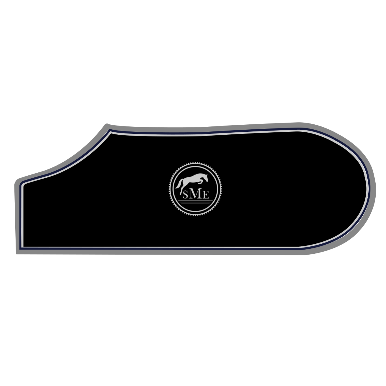 Silver Mesquite Equestrian Custom Polytex Scrim - Double Piping