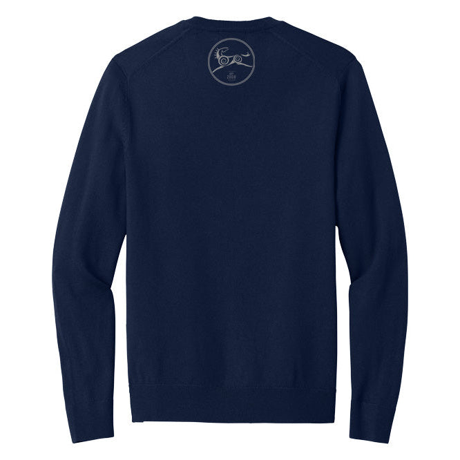 Sandhaven Men's Brooks Brothers Washable Merino Wool V-Neck Sweater